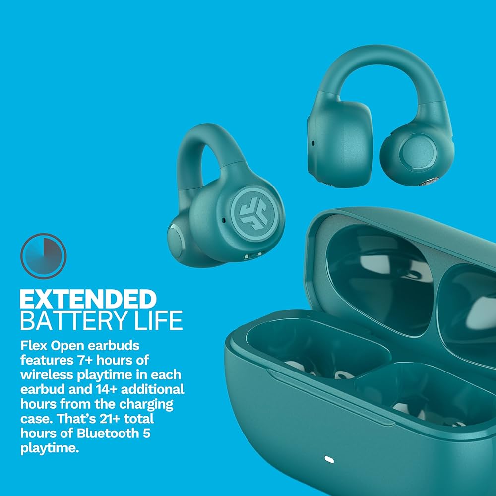 Amazon.com: JLab Flex Open Earbuds, Clip-on Cuff Design